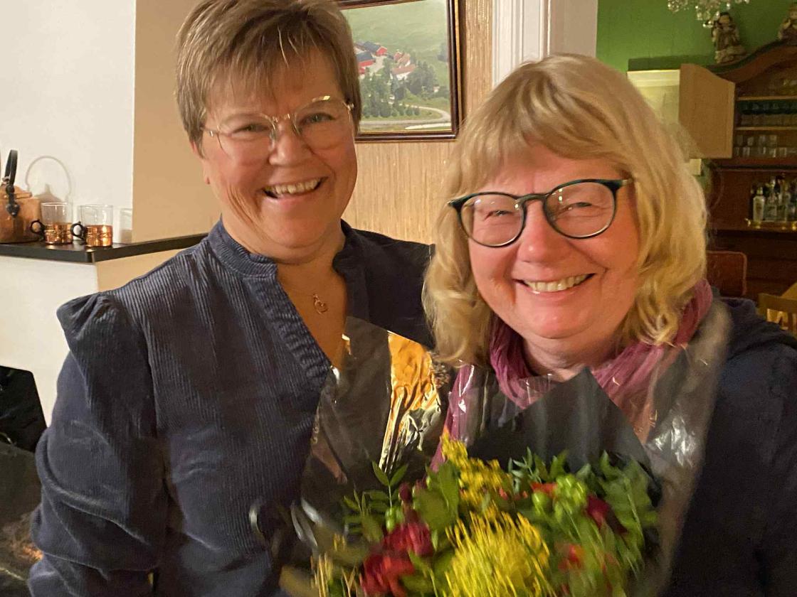 Avtroppende leder og nestleder