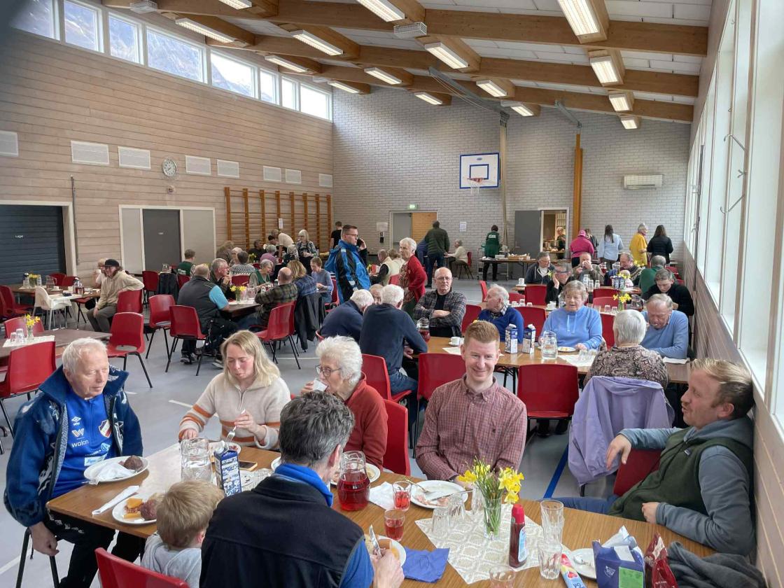 Kompardag i gymsalen