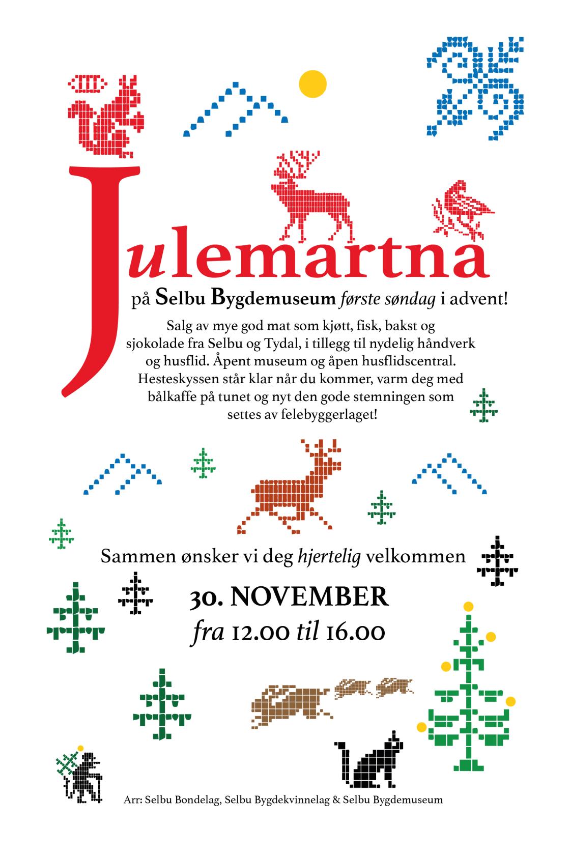 Plakat til julemartna