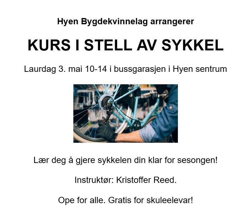Plakat sykkelkurs