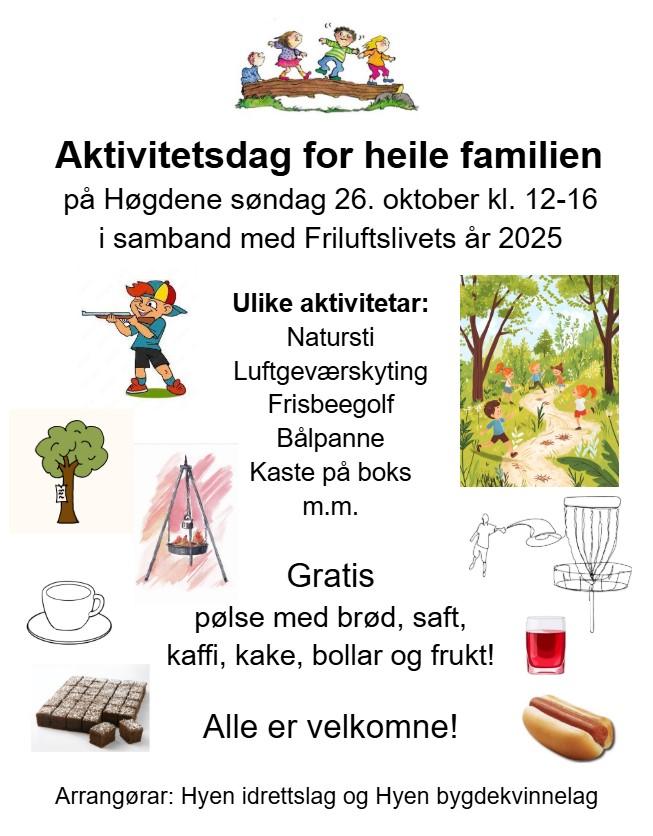 Plakat aktivitetsdag