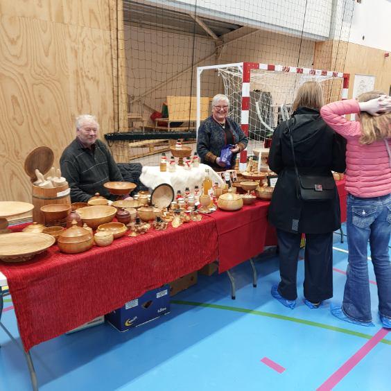 Her var det dreia trevarer