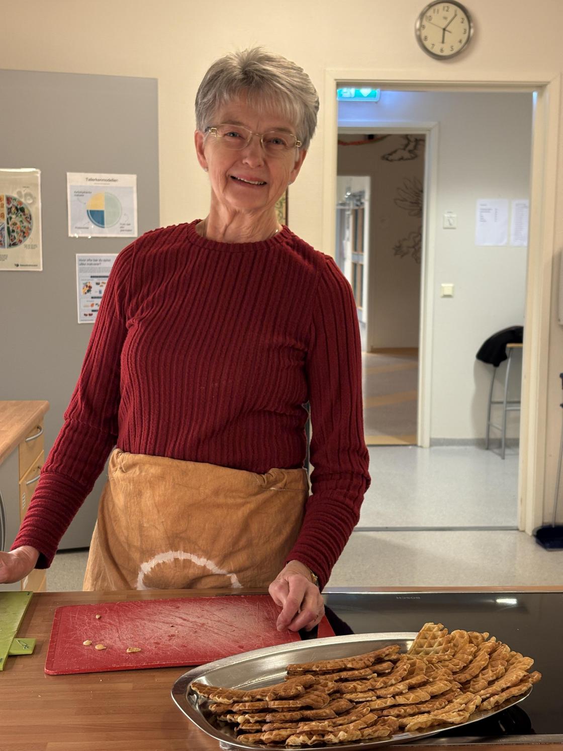 May steikte nydelege vaflar.