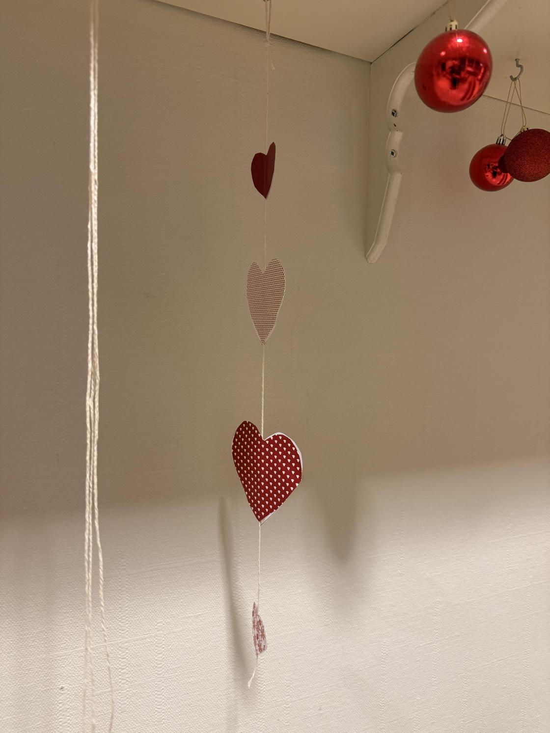 Fine hjerter på snor.