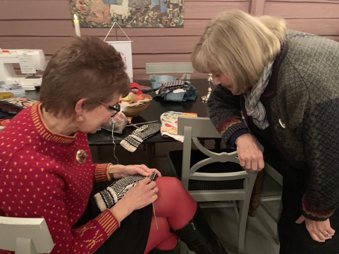 Hull på selbuvotten - det kan fikses! Kathrine Kleveland og Torunn Solberg