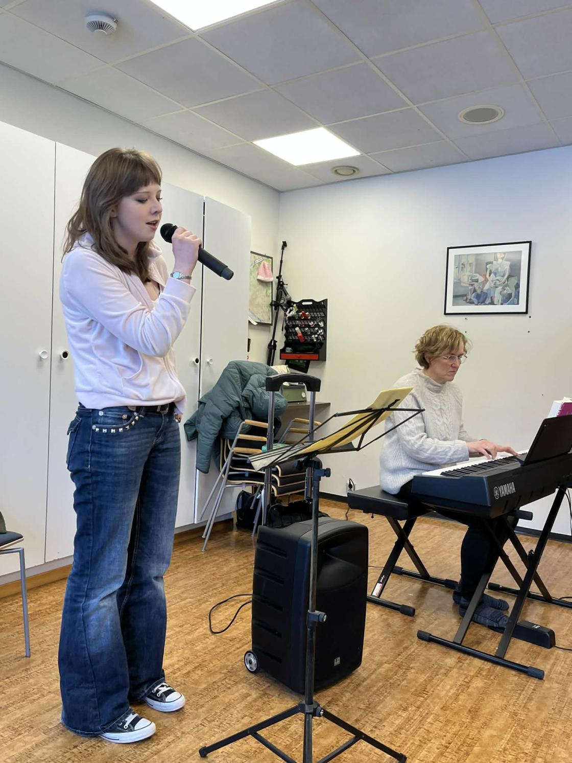 Isabella Heggen med fin song.