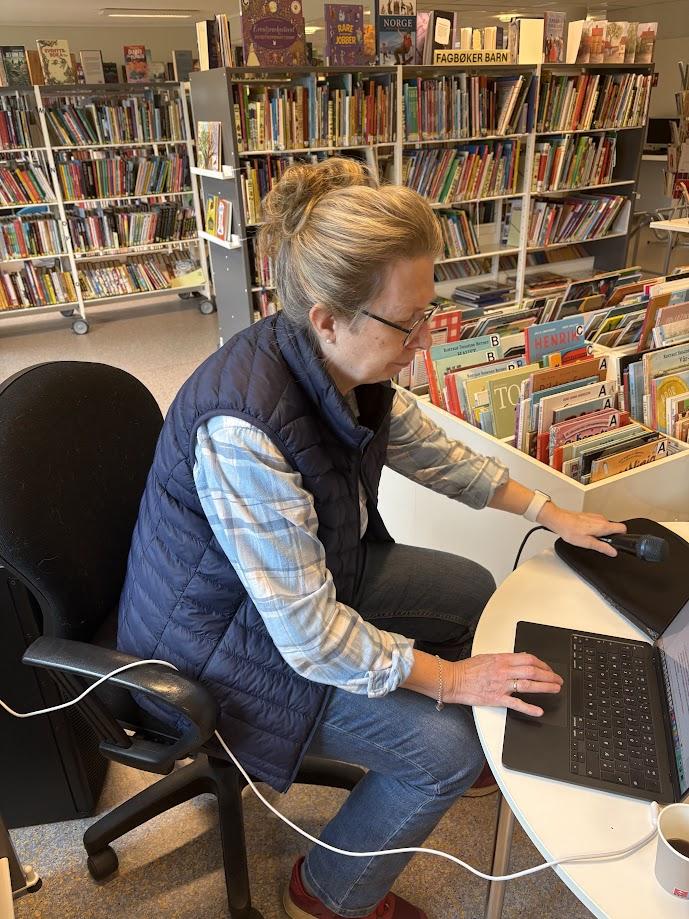 Kvissmeister, Eva Hilde i aksjon.