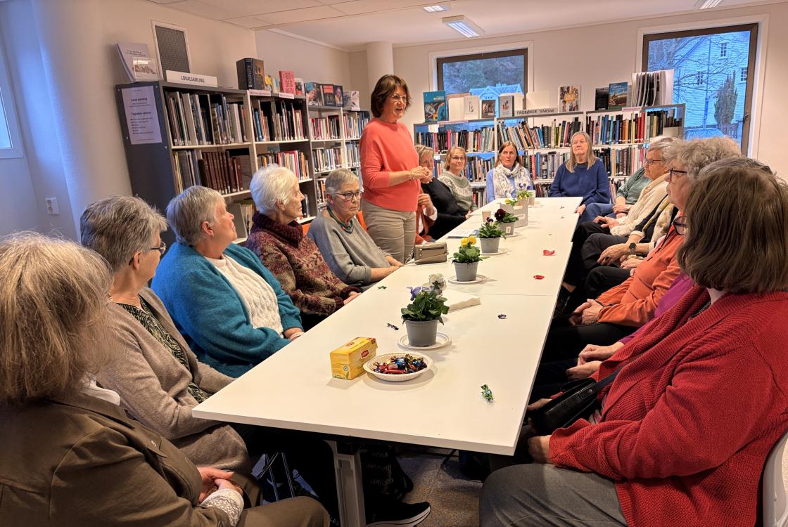 Leiar Bjørg ynskte velkommen og hadde orienteringar.