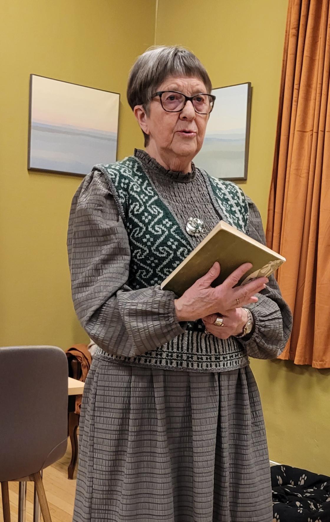 Mangeårig medlem og tidligere leder, Anne Mari Amlien, hadde en interessant gjennomgang av lagets historie