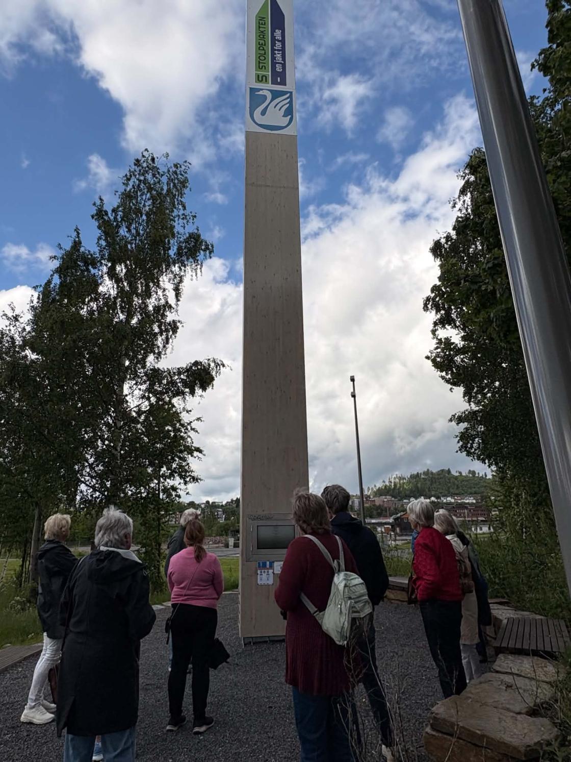 Monolittstolpen på Gjøvik
