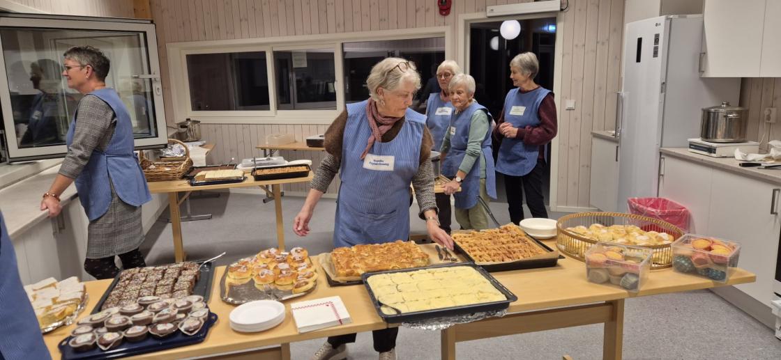 Mye å velge i på kakebordet