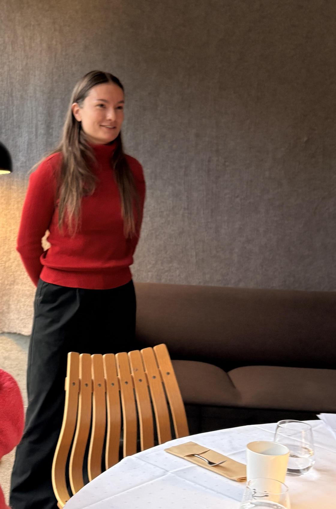 Karoline orienterte om digital hjelp i Fjord.