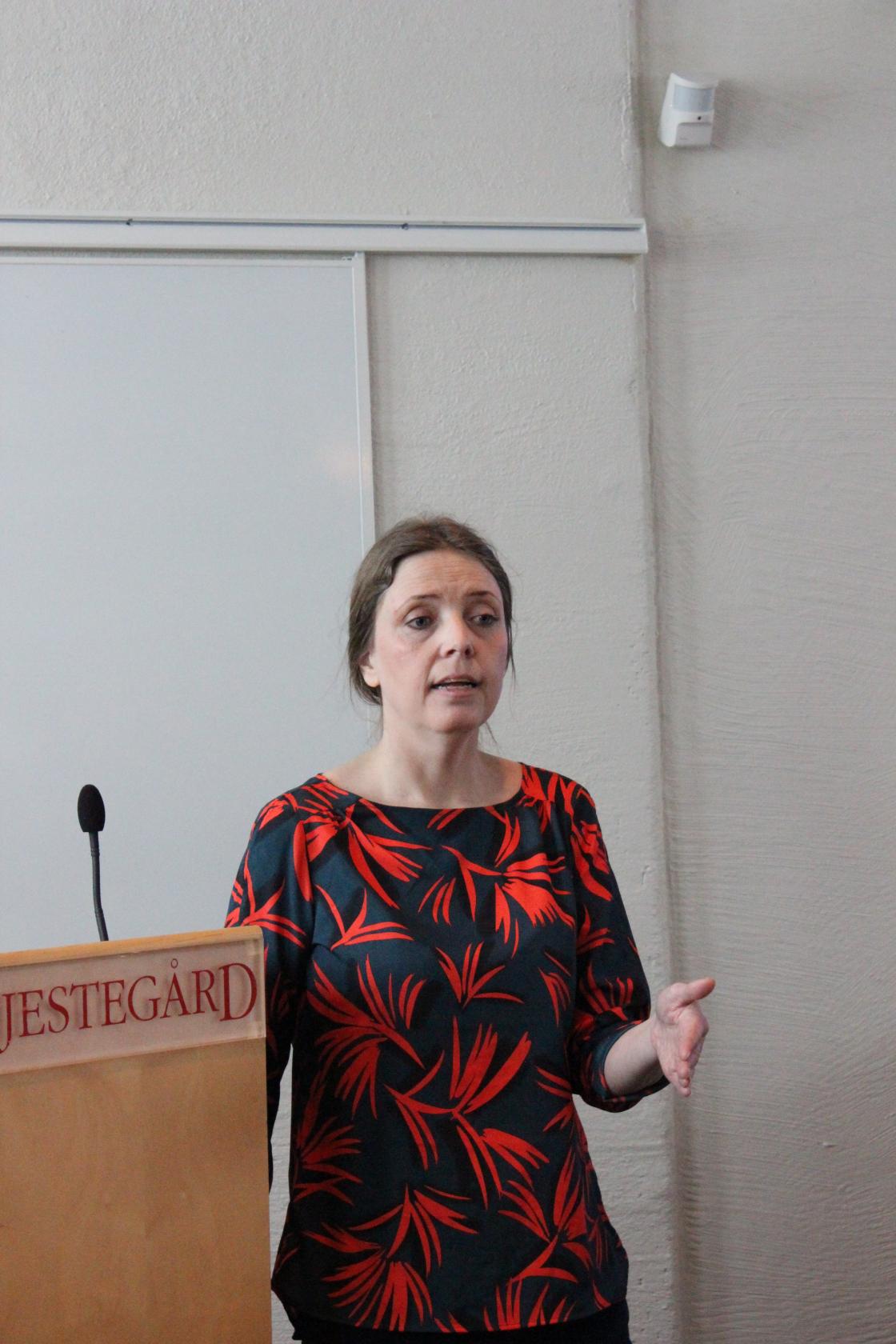 Monika Flatabø fra Studieforbundet Næring og samfunn. Foto: Christine Eriksrud