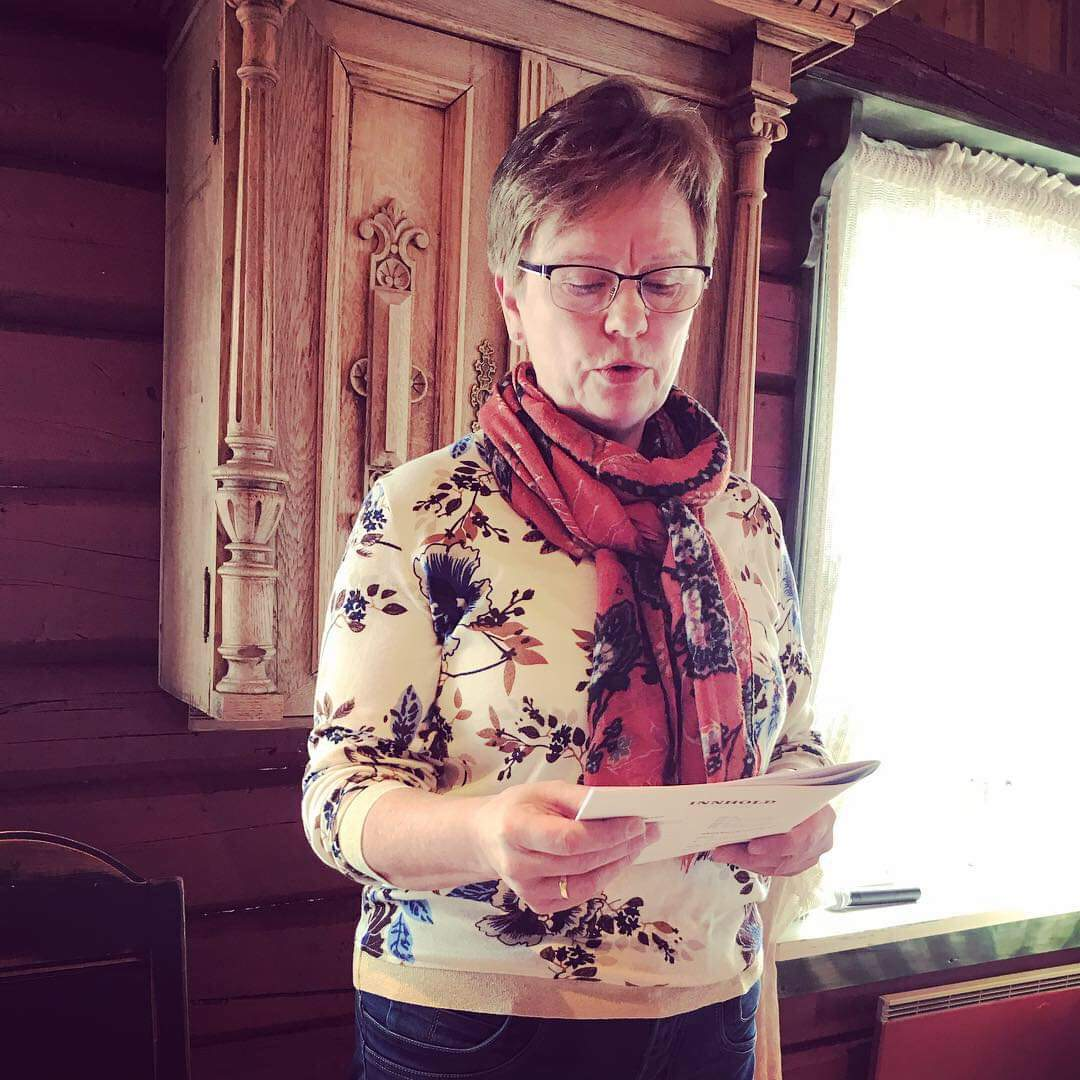 Inger J.Stensrud Haug var møteleder 2019