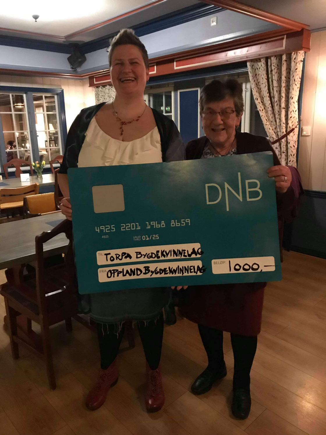 Torpa Bygdekvinnelag vart årets lag!