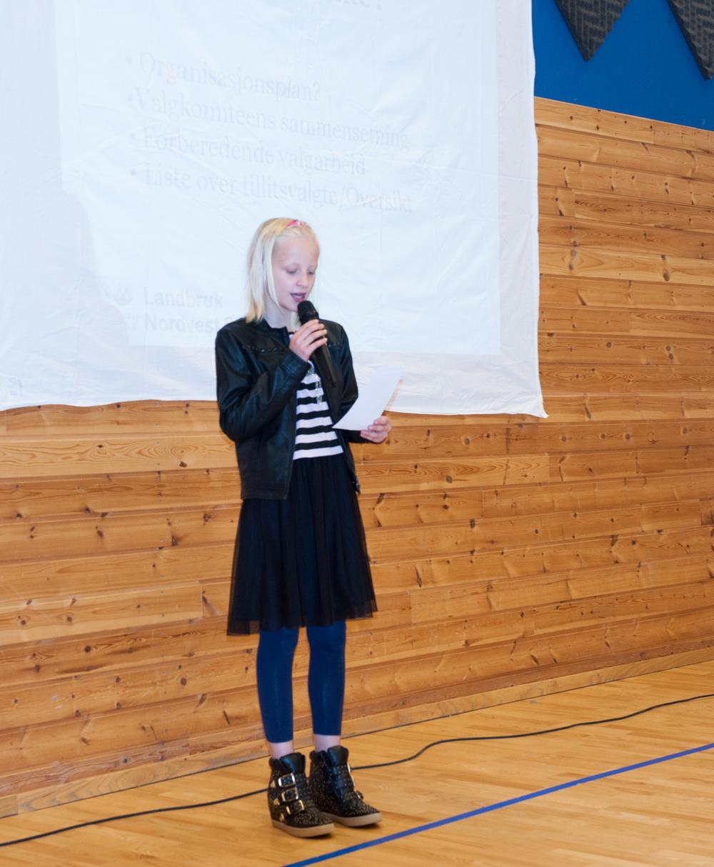 Nora som sang så utrolig vakkert.