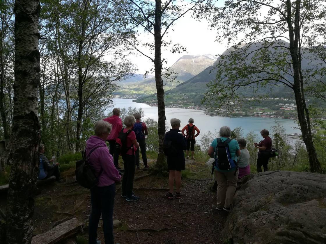 Liten pause før retur til lavvoen.