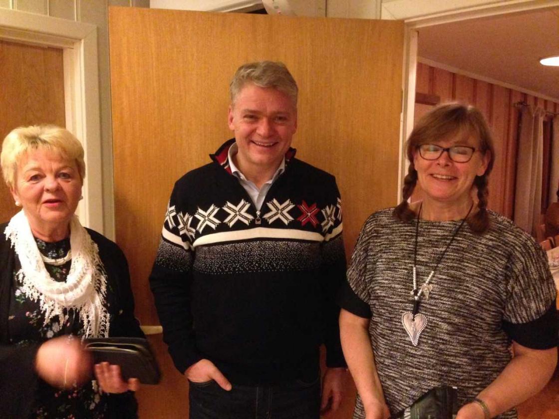 Bonden svarte på spørsmål fra en engasjert forsamling