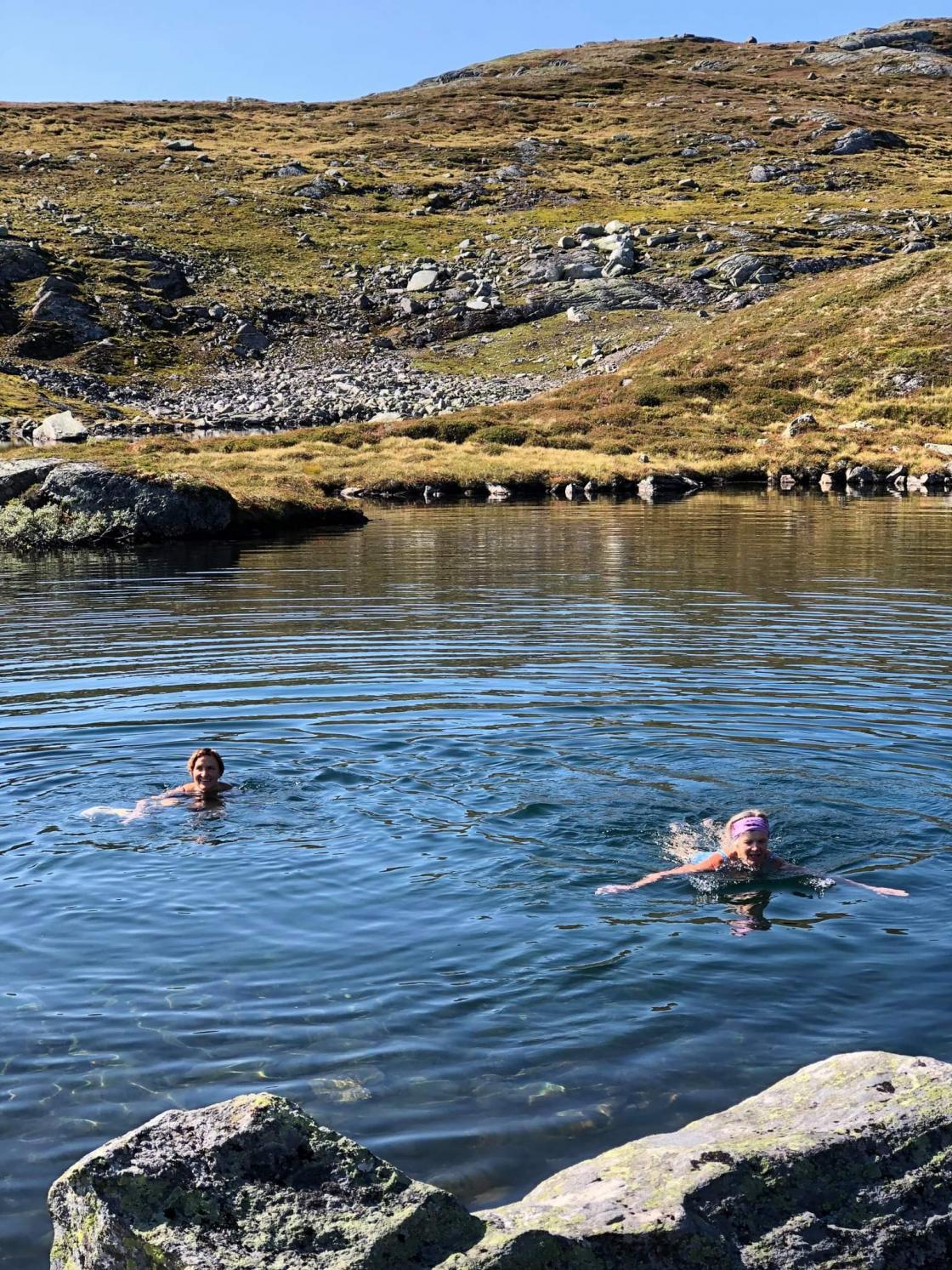 Fin badetemp for tøffingar