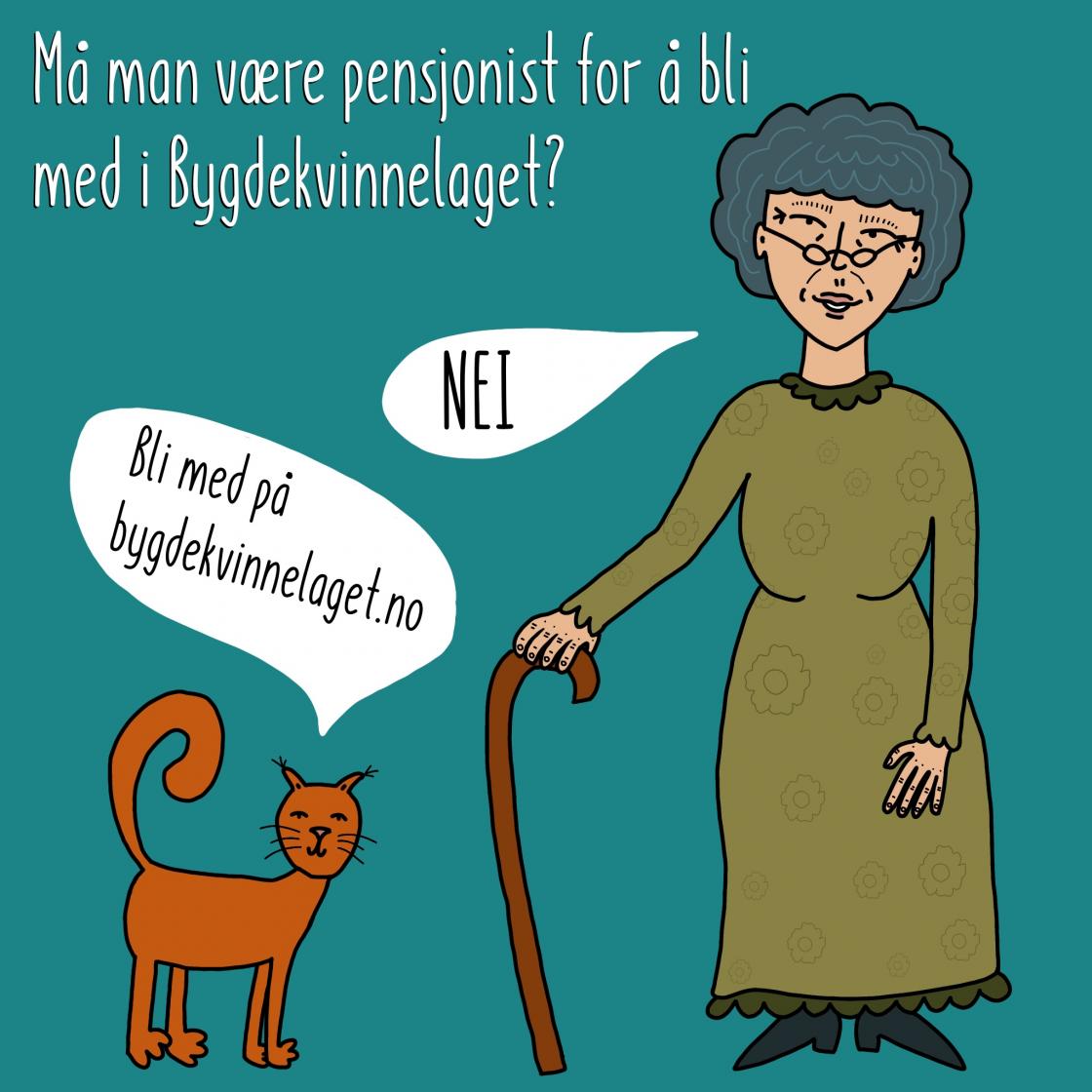 Bli medlem i Bygdekvinnelaget