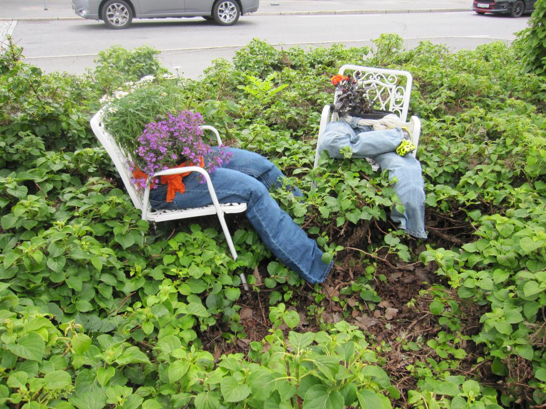 De hodeløse ved Godset