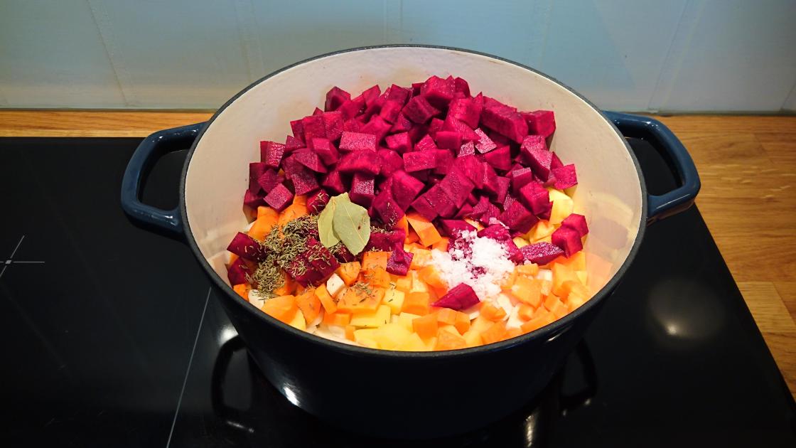 Ferdigkuttede grønnsaker