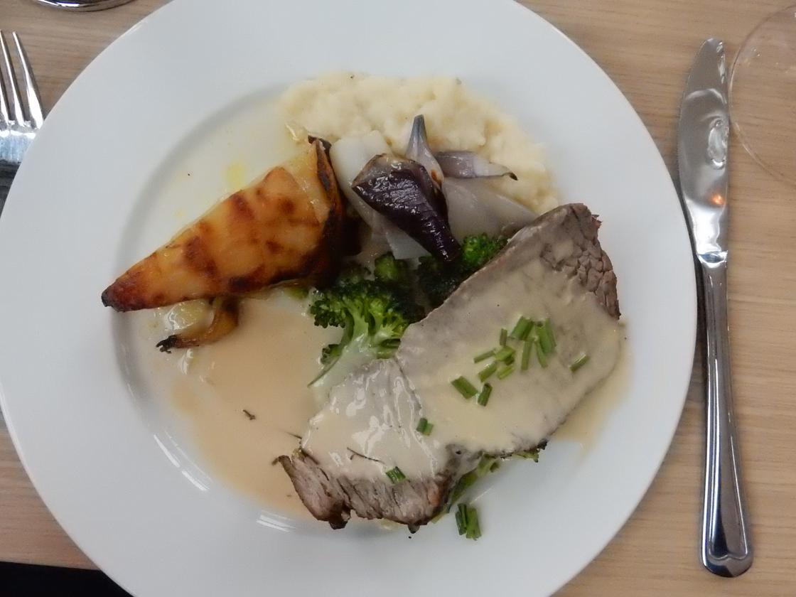 Middagen smakte godt !