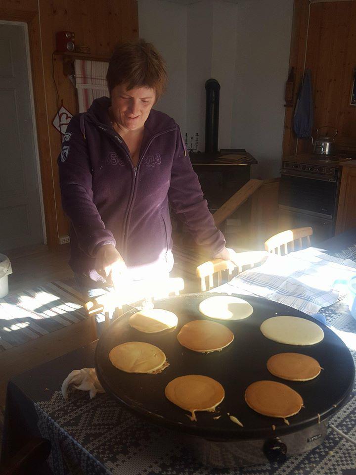 Vi fikk deilig sveler