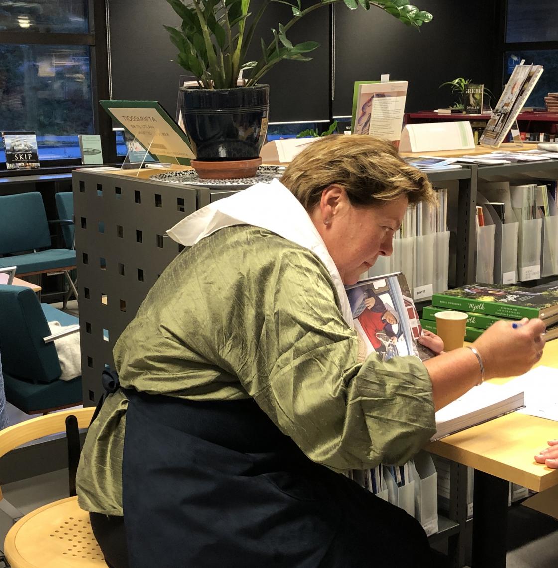 Signering av lefseboka