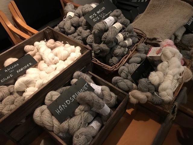 Flott garn i flere kvaliteter foto: Trine Evensen