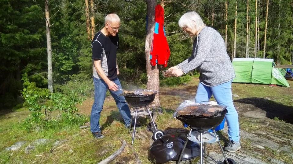 Kveldsmat på grill