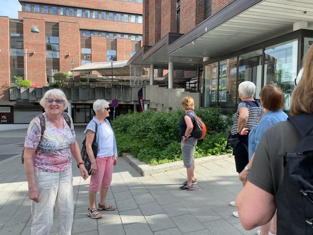 Utsikt mot Storgata 10, der Andresens bakeri lå i gamle dager.