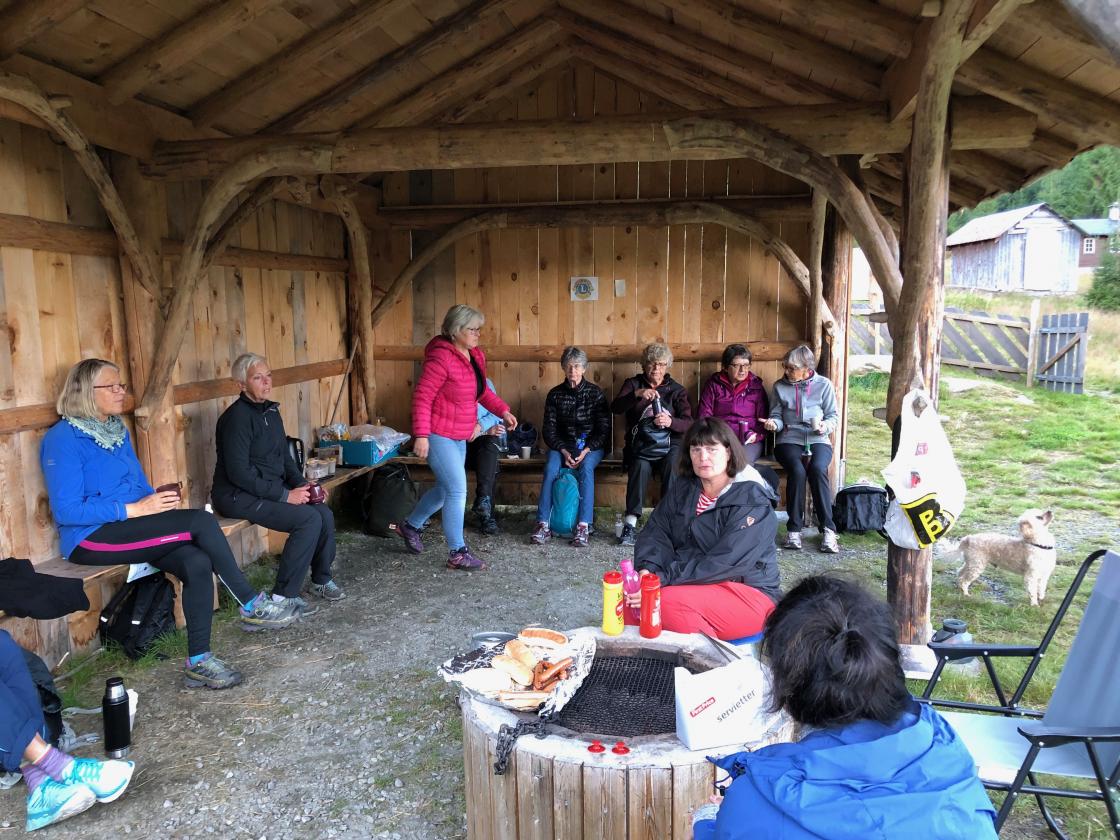 15 damer var med på denne kjekke Blåturen.