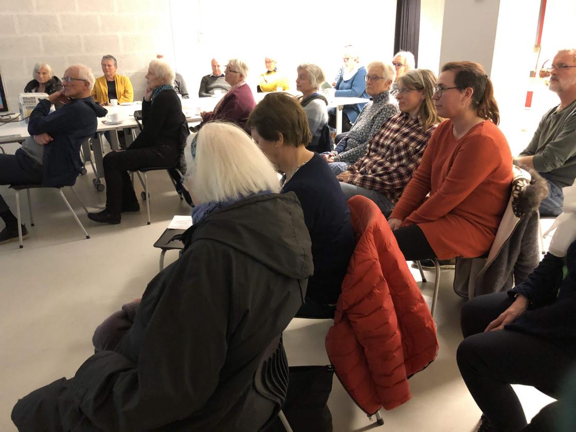 Mykje interessant å høyre for dei ca 20 som møtte opp.