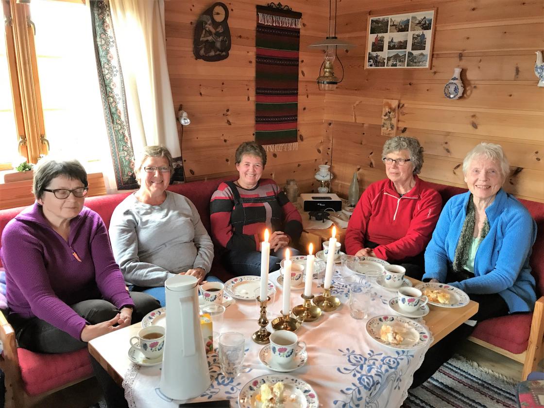 Klar til eit godt måltid.