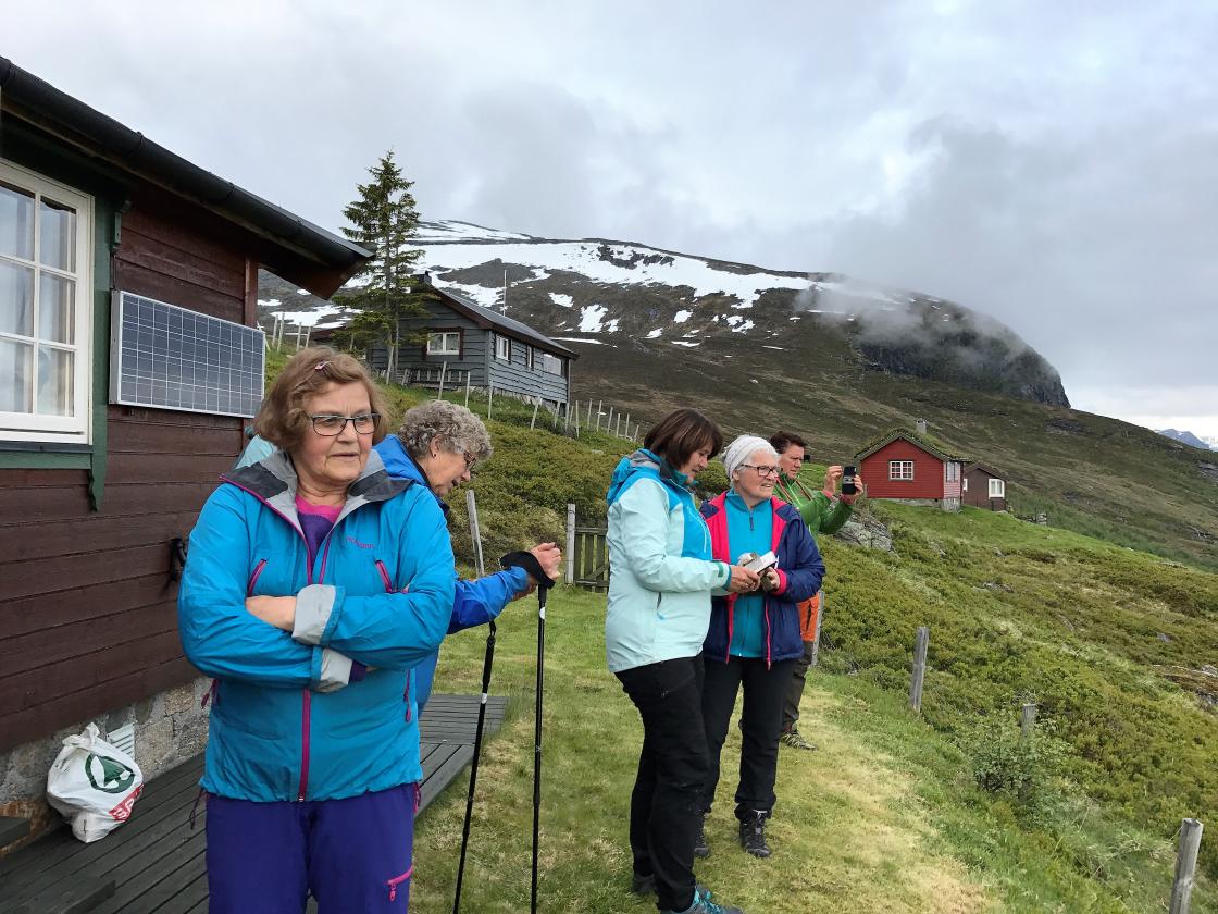 Utsikt mot Mefjellet.