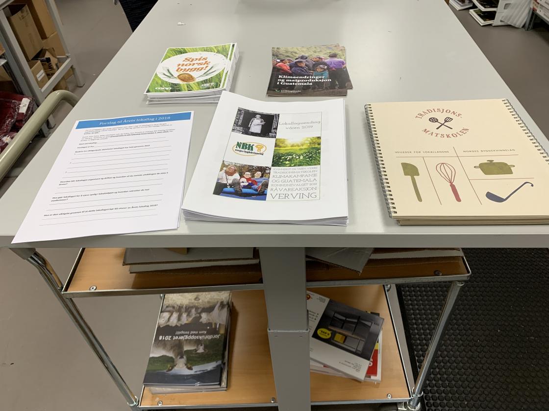 Litt av innholdet i lokallagssendingen