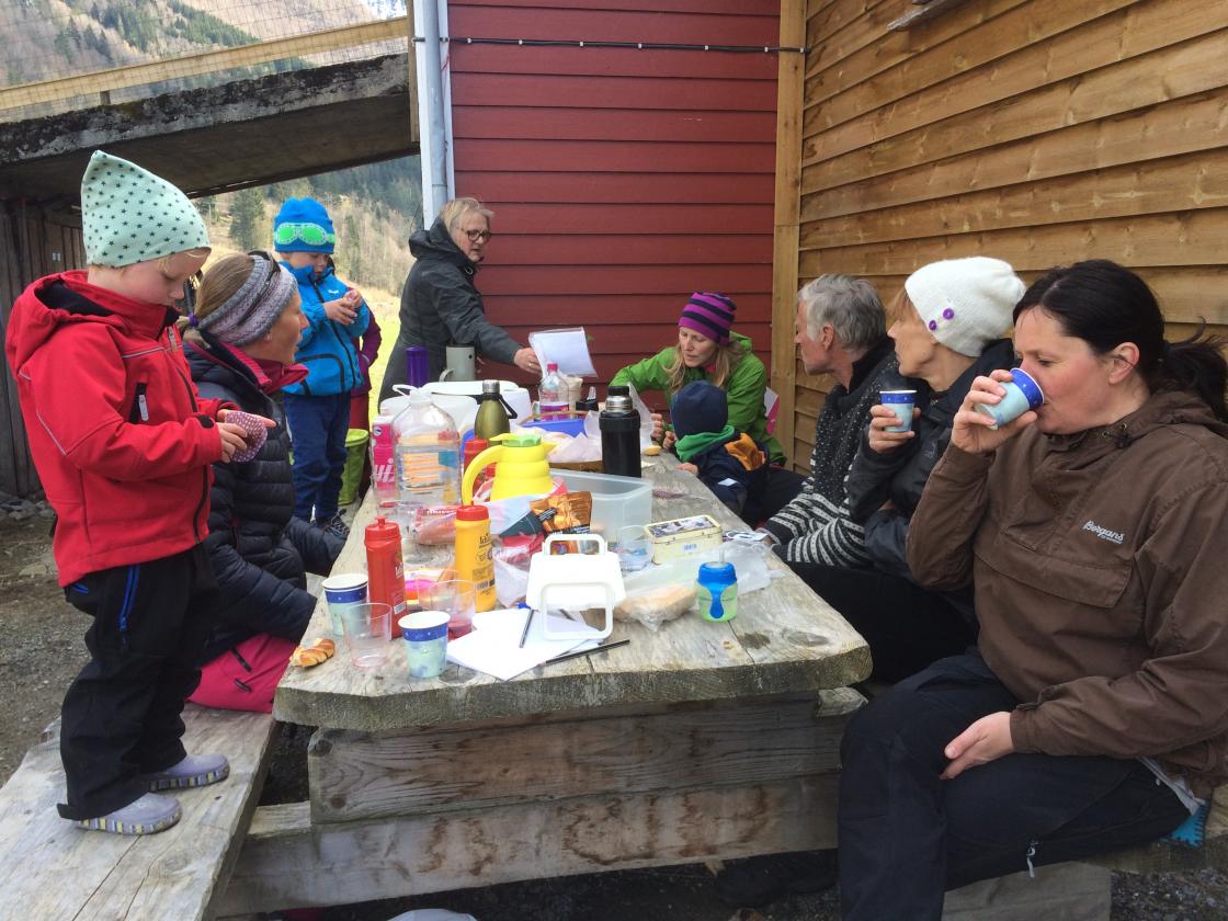 Alltid godt med mat Foto: Jorunn Sekse