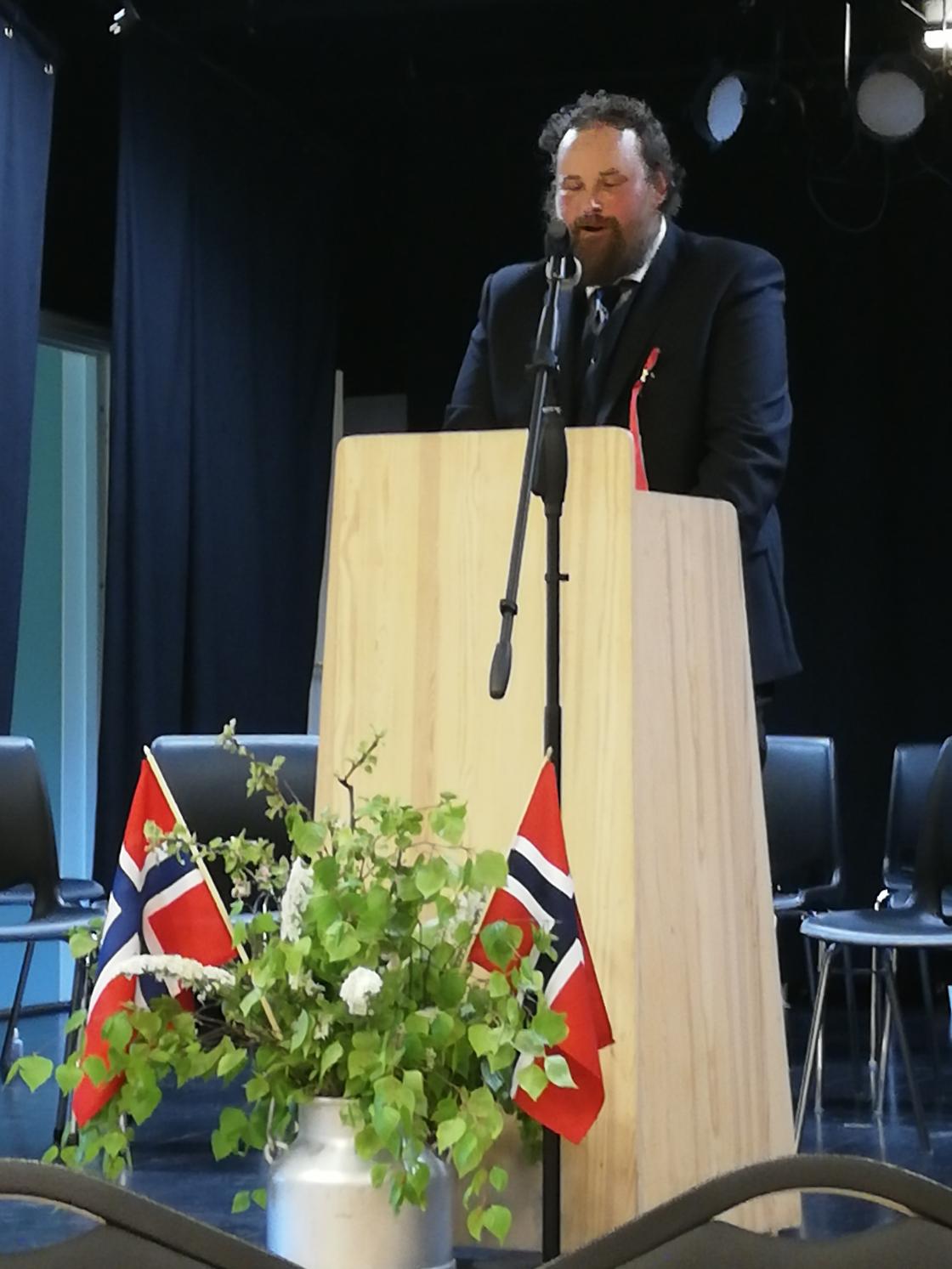 Dagens tale ble holdt av Lard Christian Hillestad