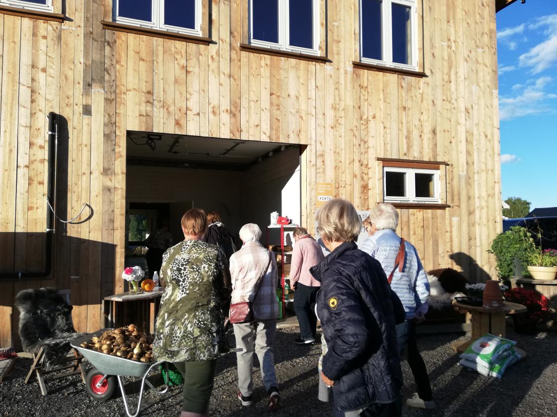 Driftsbygningen er ennå ikke helt ferdig, men likevel nok å se på