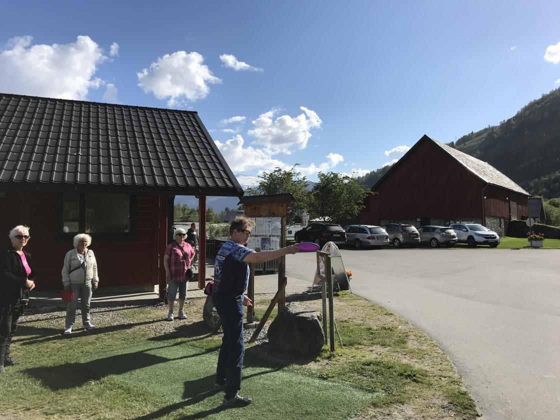 Bodil i full konsentrasjon.