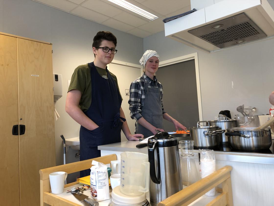 Bent Magnus og Jens laget dessert og tilbehør