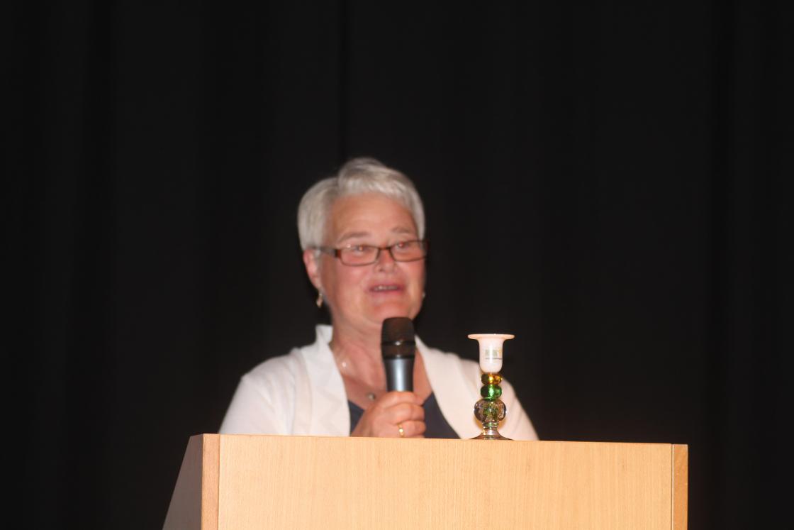 Dagens toastmaster Kari Gaarder Hubred