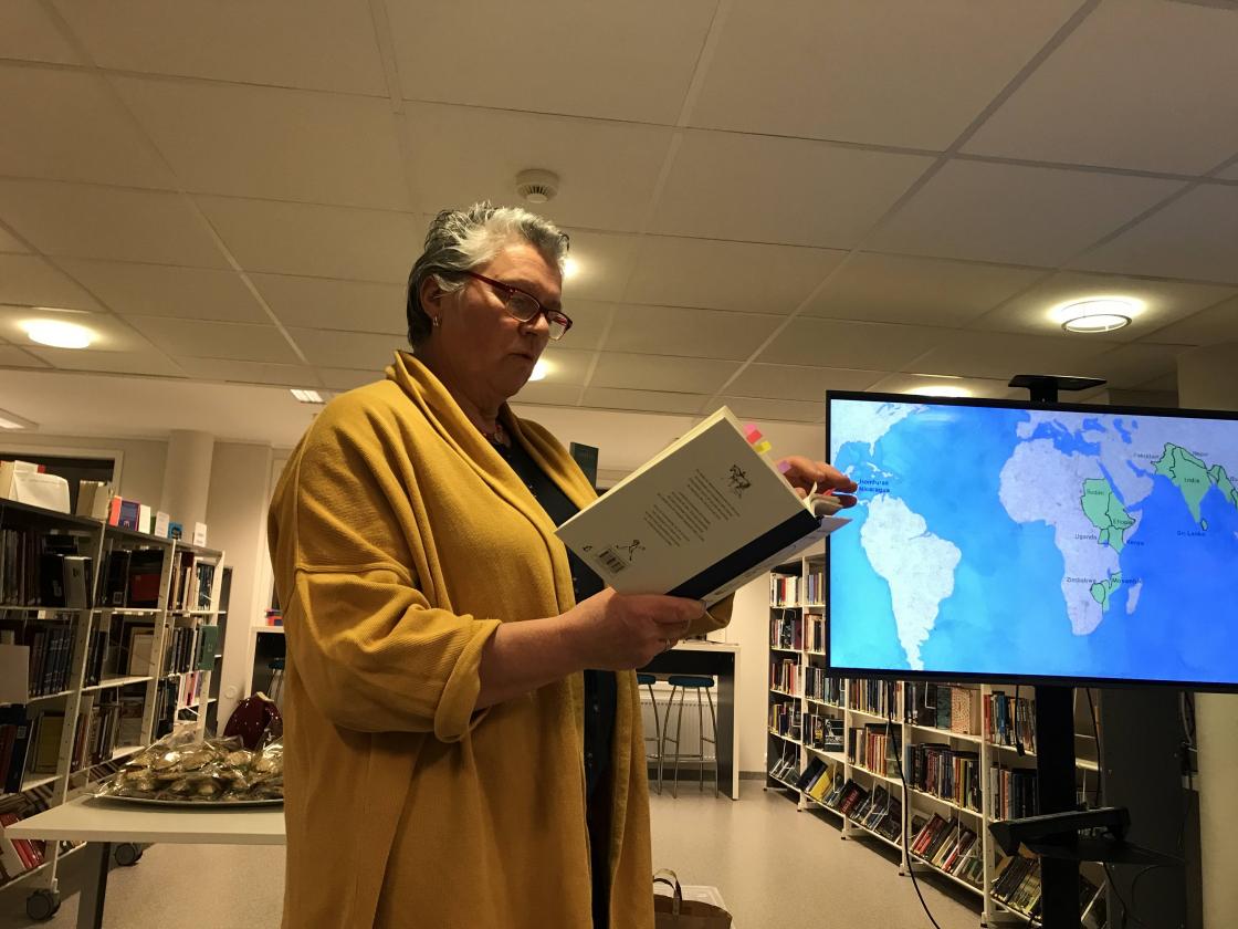 Mette Marie var programleiar og las tankevekkande ord til oss.