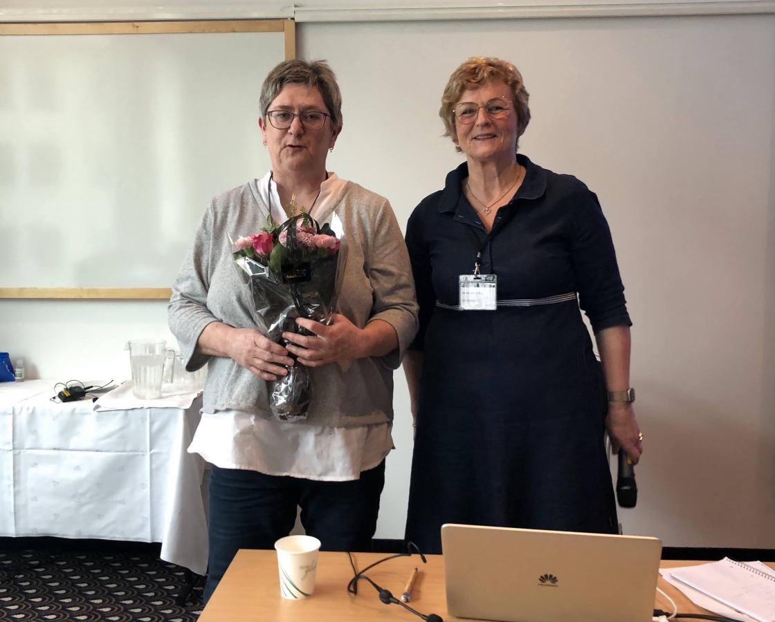 Tidlegare leiar, Monika Frisvold Vågan og noverande Liv Borghild Hildre.