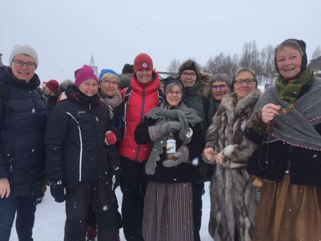 Rørosmartnan. Der møtte vi Hedemarken lasskjørerlag