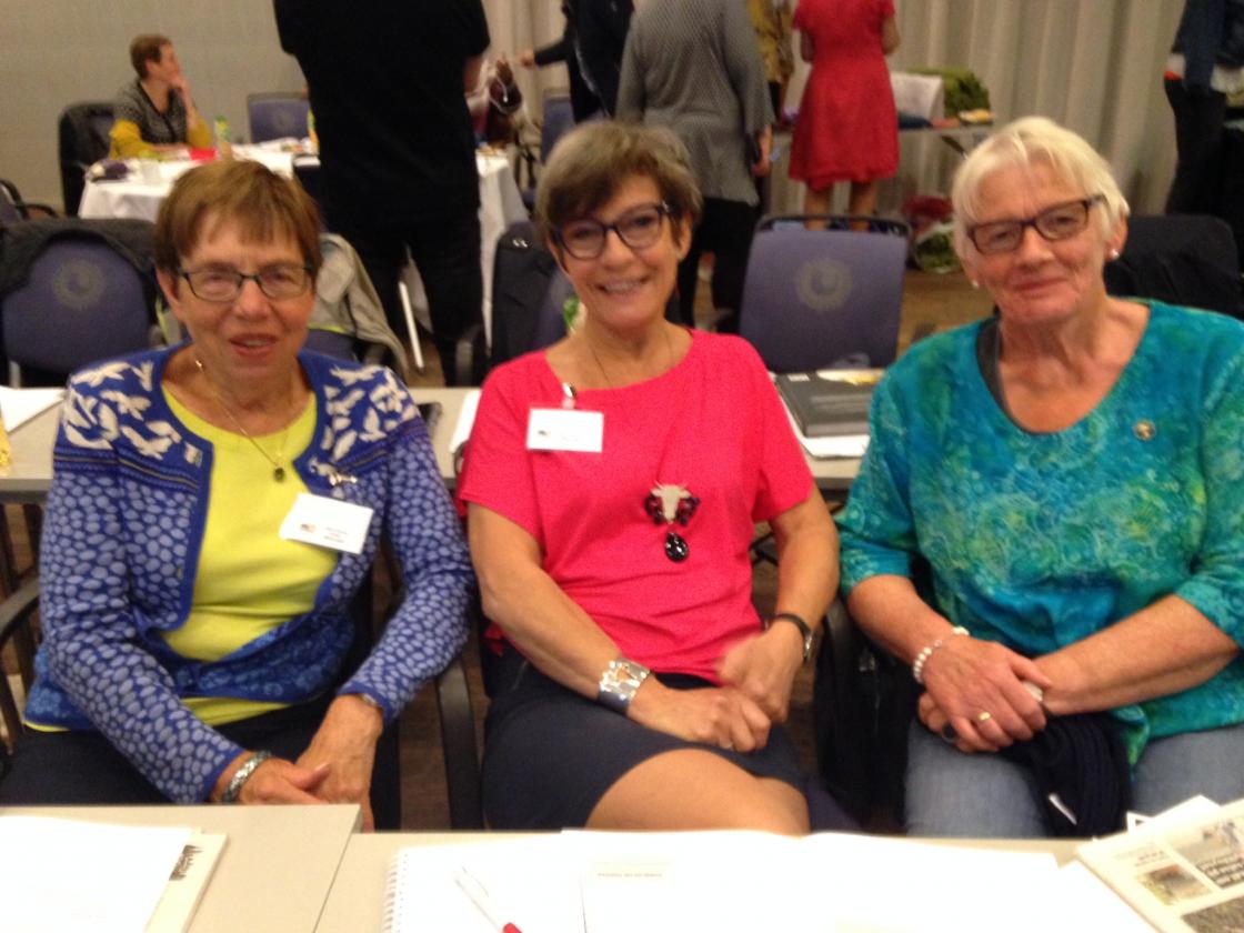 Marit Bjerke Tomter og Jorun Henriksen deltok som observatører, og Ellen Klynderud, Foto: Ingrid Grene Henriksen