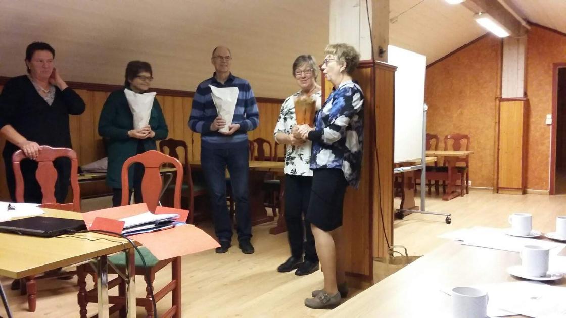 Blomster til Mette Marie, Kjell, Sunneva og Judith.