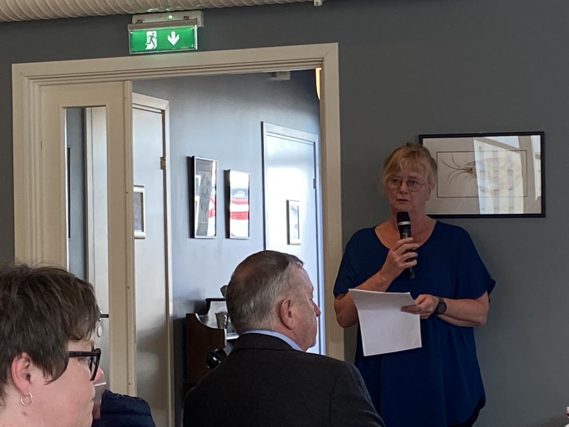 Leiar i Tysnes Bygdekvinnelag Jorunn Bjordal