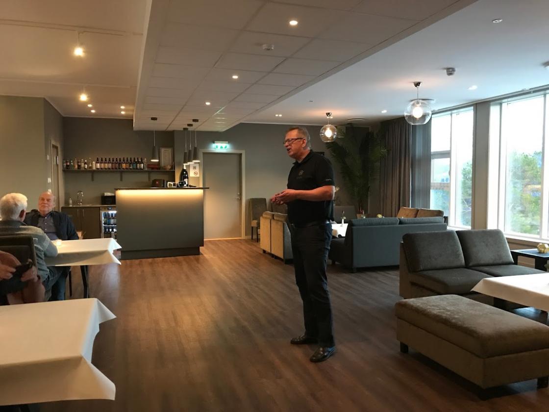 Kjartan Lied  fortalde historia bak Trollstova.